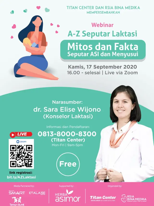 “A-Z Seputar Laktasi, Mitos dan Fakta Seputar ASI dan Menyusui”.