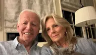 Potret Presiden ke-46 Amerika Serikat Joe Biden dan istrinya Jill saat menyampaikan terima kasih atas dukungan publik menyusul diagnosis kanker prostat yang diderita Biden. (Dok. Instagram/@joebiden)