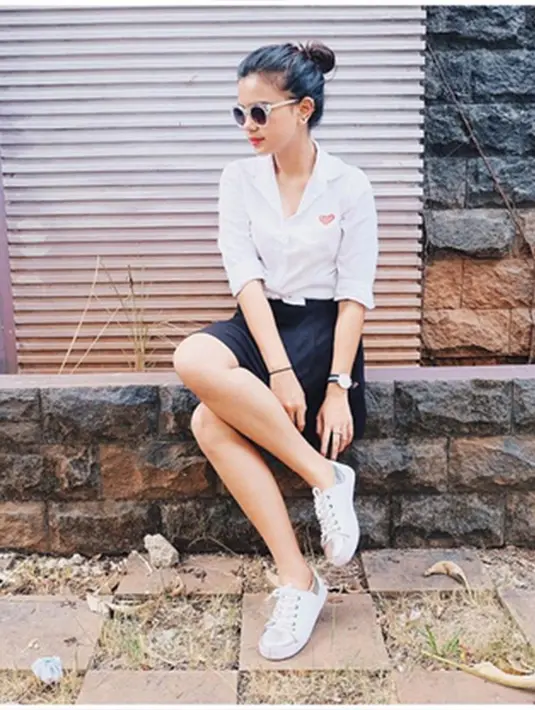 Bintang sinetron Love in Paris baru-baru ini mengejutkan penggemar dengan penampilannya di salah satu foto yang diunggahnya di instagram. (Via Instagram/@audimarissa)