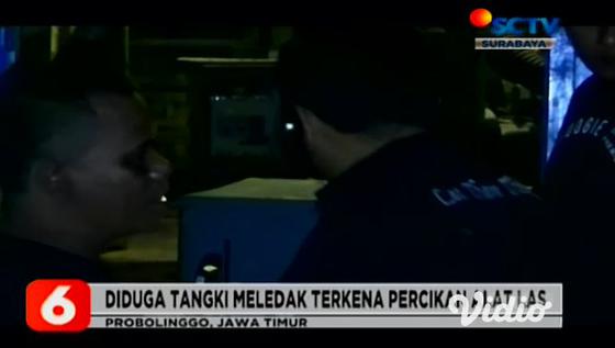 VIDEO: Akibat Percikan Api, Tangki Bahan Bakar Meledak dan Melukai 5 Orang