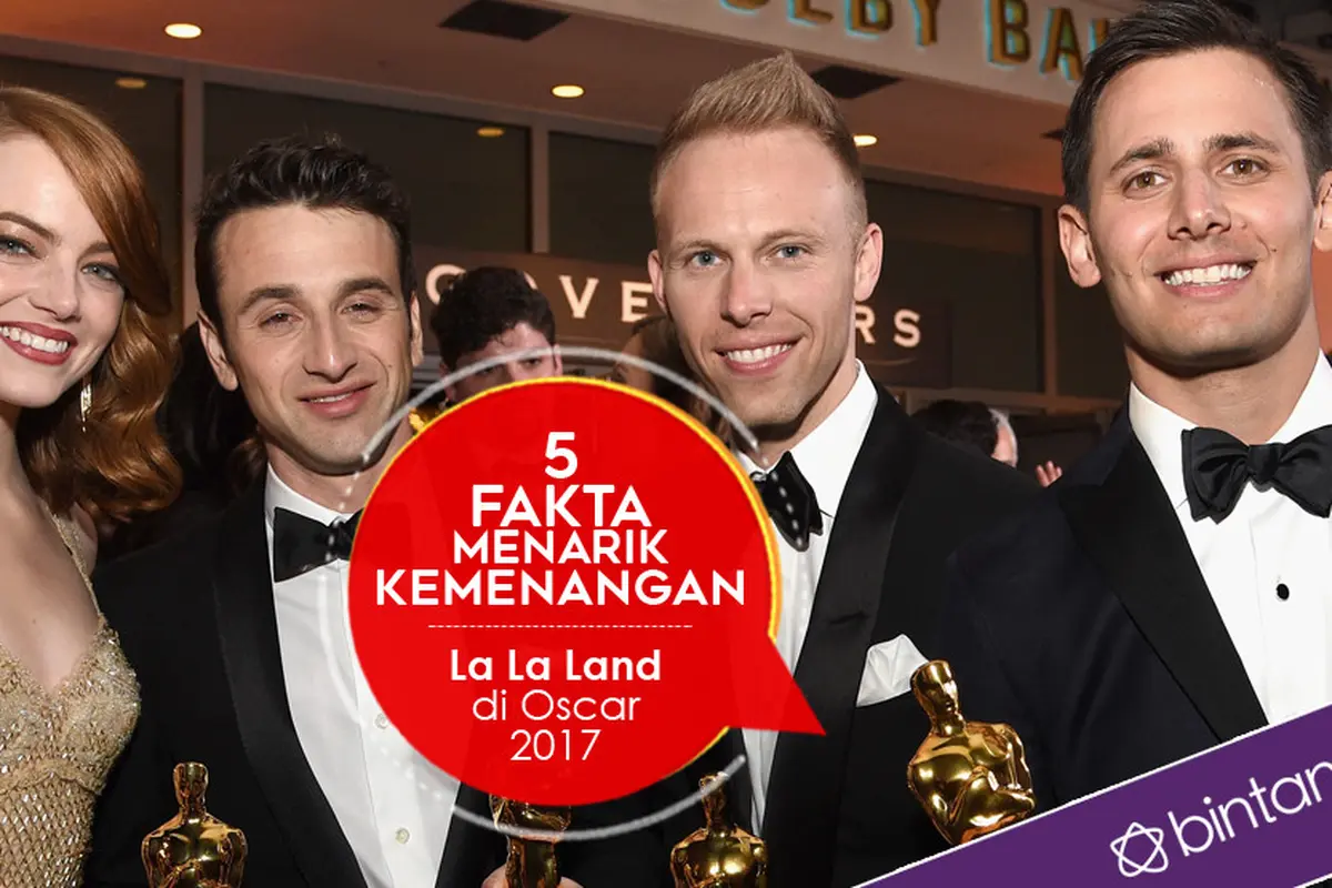 [Bintang] 5 Fakta Menarik Kemenangan La La Land di Oscar 2017