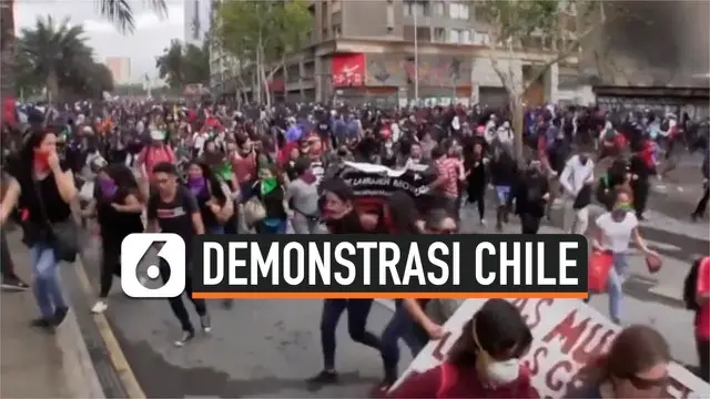 VIDEO: Aksi Unjuk Rasa di Chile, 26 Warga Tewas