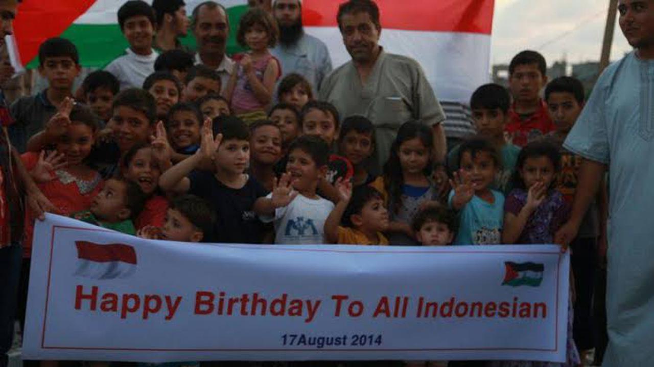 Warga Gaza Memuji, Sebut Orang Indonesia Sangat Mulia