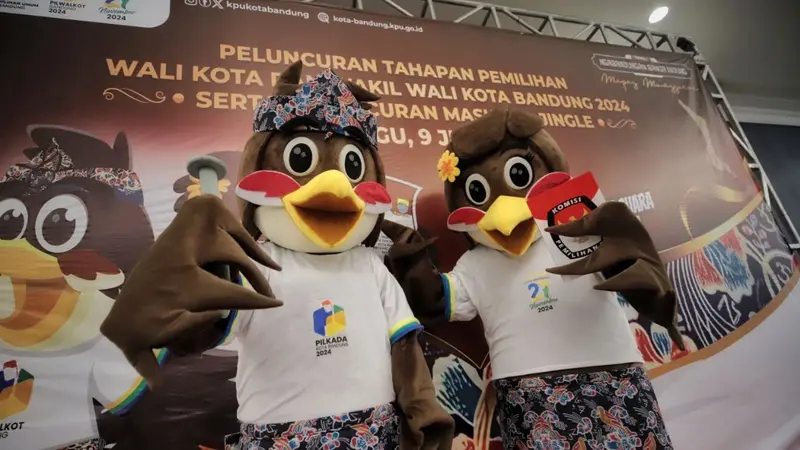 Maskot Pilwakot Bandung 2024