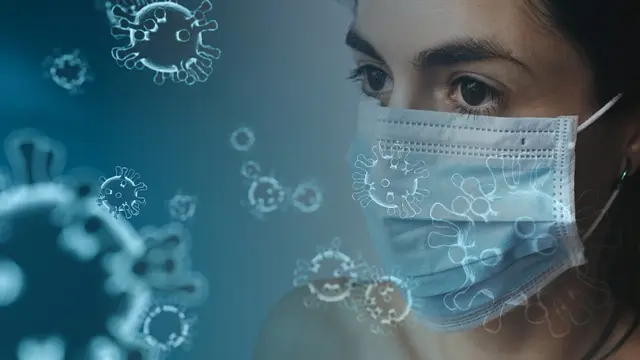 Ilustrasi Virus Corona.