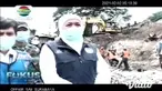 Gubernur Jawa Timur, Khofifah Indar Parawansa meninjau proses perbaikan jalan tol yang ambles di ruas Surabaya-Gempol KM 6/200, arah Perak menuju Waru Sidoarjo pada Senin (01/2).