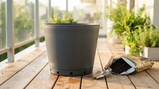 Pot dengan Ukuran yang Cukup