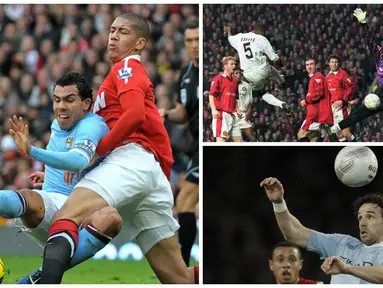 Derbi Manchester selalu seru untuk ditunggu. Inilah 5 pemain bintang yang pernah memperkuat Manchester United dan Manchester City. (AFP)
