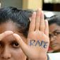 Ilustrasi tolak perkosaan terhadap anak (AFP Photo)