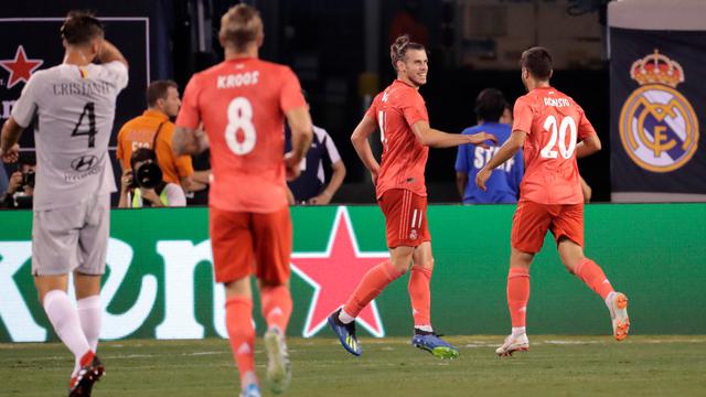 Real Madrid Tekuk AS Roma, Bale dan Asensio Cetak Gol