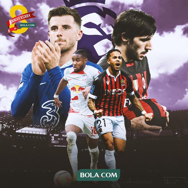 Liga Inggris - Sandro Tonali, Mason Mount, Christopher Nkunku dan Justin Kluivert