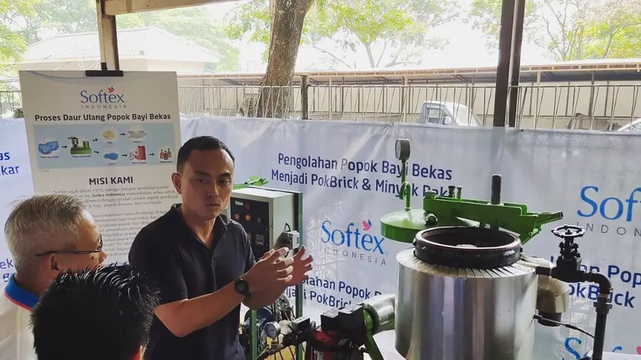 Mesin Daur Ulang Limbah Popok dan Pembalut Sekali Pakai