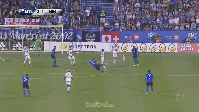 Berita video eks pemain Napoli di Montreal Impact, Blerim Dzemaili, mencetak gol fantastis dengan tendangan voli. This video presented by BallBall.