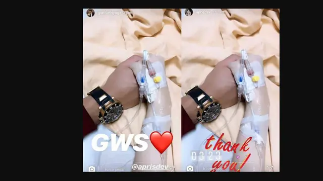 Unggahan Guntur Triyoga dan Apristiya di Instagram