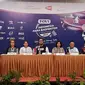 Konferensi pers turnamen FOX'S Indonesia Para Badminton International 2023 yang digelar di Hotel Swiss-Bellin Saripetojo, Solo, Senin (4/9).(Liputan6.com/Fajar Abrori)