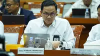 Kepala Badan Pelaksana BPKH Fadlul Imamsyah dalam rapat kerja bersama Komisi VIII DPR RI di Jakarta, Senin, 27 November 2023. (Ist)