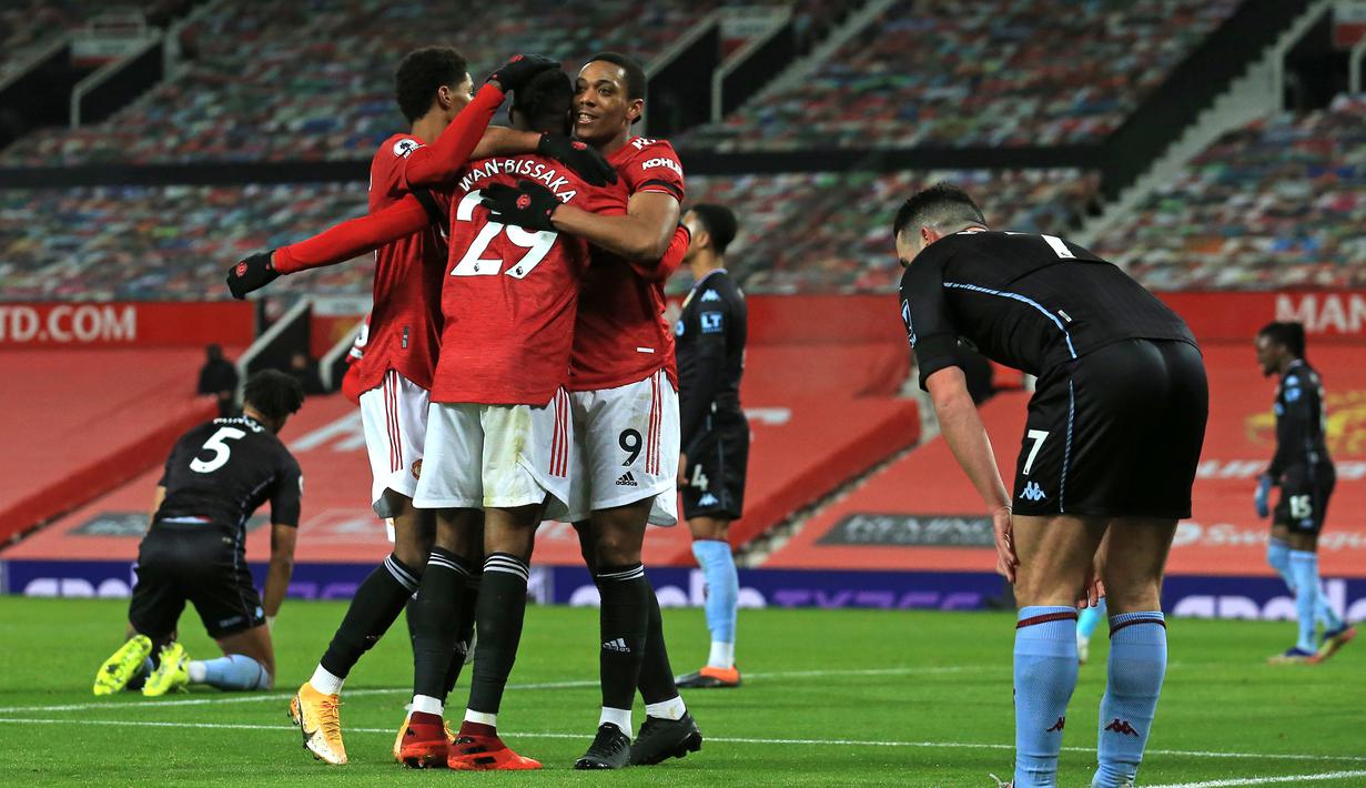 Foto Liga Inggris: Kalahkan Aston Villa 2-1, Manchester ...