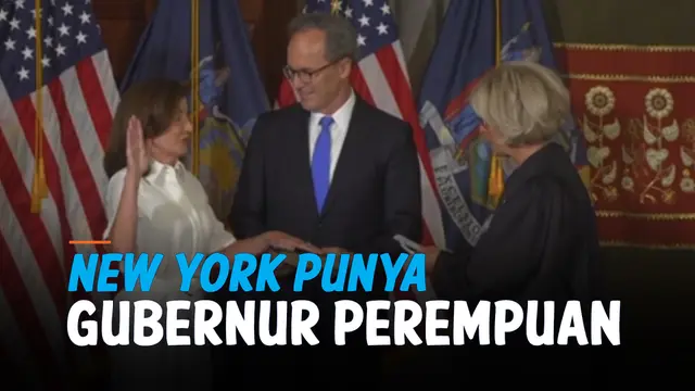 VIDEO: Kathy Hochul, Gubernur Perempuan Pertama New York