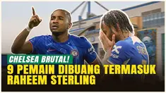 Chelsea kembali bikin heboh bursa transfer! Klub asal London ini mengambil langkah gila dengan melakukan cuci gudang besar-besaran. Tercatat ada 9 pemain yang siap dilepas, dan yang paling mengejutkan, salah satunya adalah Raheem Sterling!