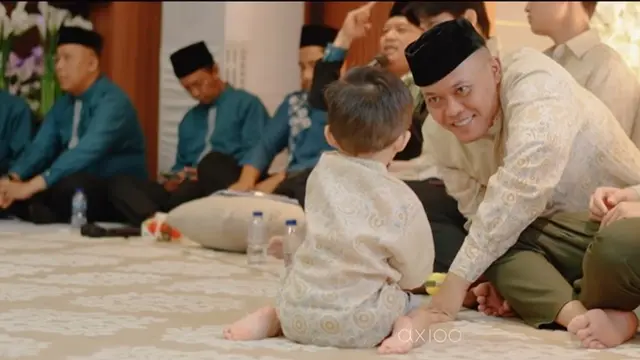 Momen pengajian jelang pernikahan Rizky Febian di kediaman Sule, Rabu (8/5/2024). [Foto: Instagram/rizkyfbian]