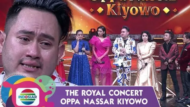Nassar Menangis mengenang perjalanan karier di kontes dangdut (Foto: Indosiar via Youtube)