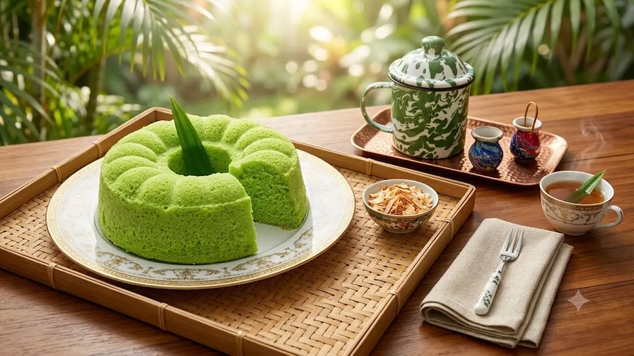 Resep Bolu Jadul Pandan Kukus