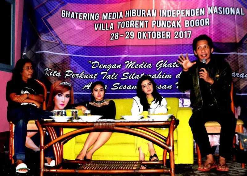 Diskusi Wartawan Hiburan di Puncak, Bogor, Jawa Barat. foto: istimewa