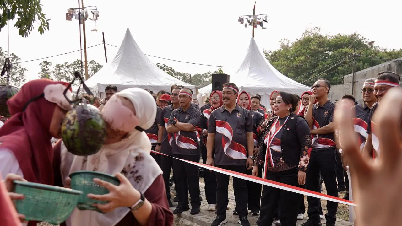 Semarak HUT ke-81 Kemerdekaan Republik Indonesia yang digelar di Politeknik Imigrasi dan Pemasyarakatan (Poltek Imipas), Tangerang, Jumat (28/8/2026).