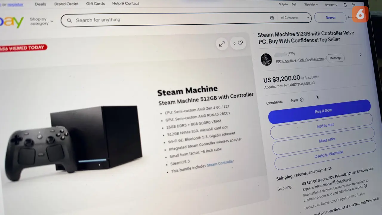 Steam Machine di eBay