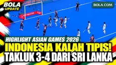 HIGHLIGHT ASIAN GAMES 2026: Indonesia Kalah Tipis 3-4 dari Sri Lanka di Pool A Hockey Putra