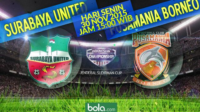 Pusamania Borneo FC vs Surabaya United