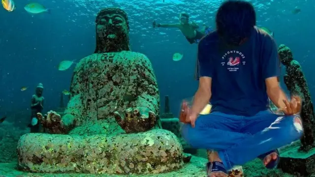 Pria Ini Minta Fotonya Lagi Meditasi Diedit Lebih Estetik, 6 Hasilnya Kocak