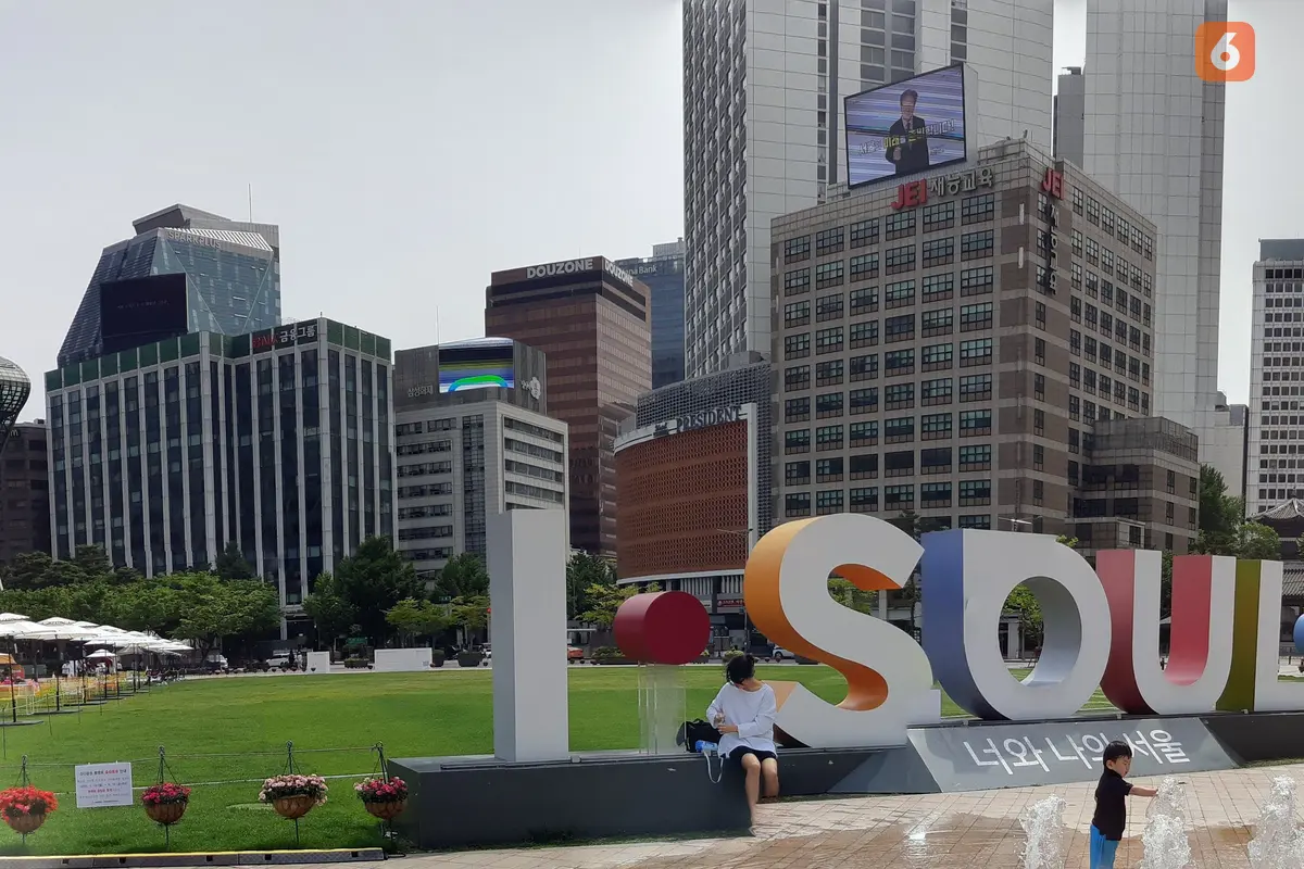 Kota Seoul, Korea Selatan di tengah pelonggaran aturan COVID-19. (Liputan6.com/ Tanti Yulianingsih)