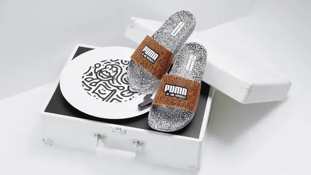 Simak koleksi kolaborasi terbaru Puma x Mr. Doodle yang hadirkan gambar tangan (Foto: Puma)