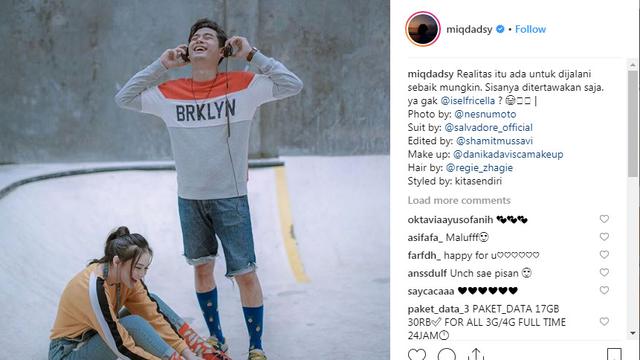 Miqdad Addausy dan Nadya Fricella