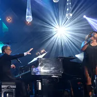 Musisi asal Kanada, David Foster menjadi salah satu bagian terpenting dalam Java Jazz Festival 2016. (Andy Masela/Bintang.com)