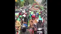Tidak Kapok, Pengendara Motor dan Ojek Online Terobos Busway
