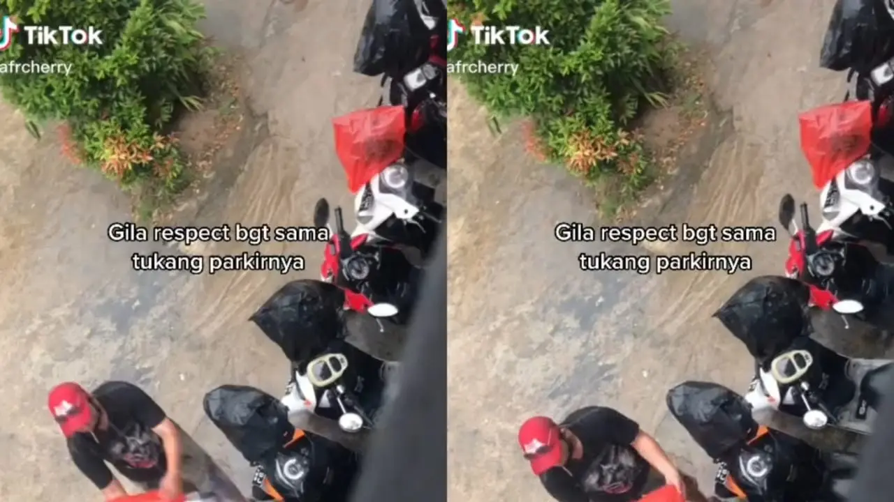 Ilustrasi Tukang Parkir