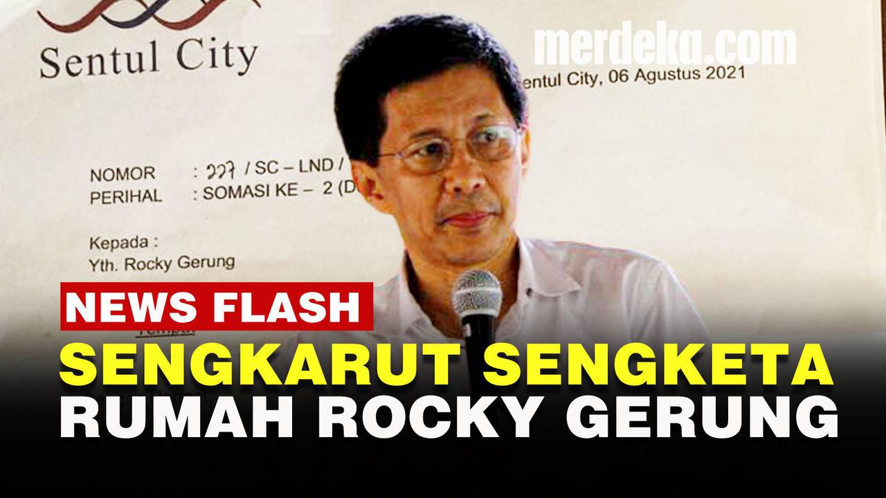 VIDEO: BPN Buka Suara Kasus Sengketa Tanah Rocky Gerung yang Diusir Sentul City