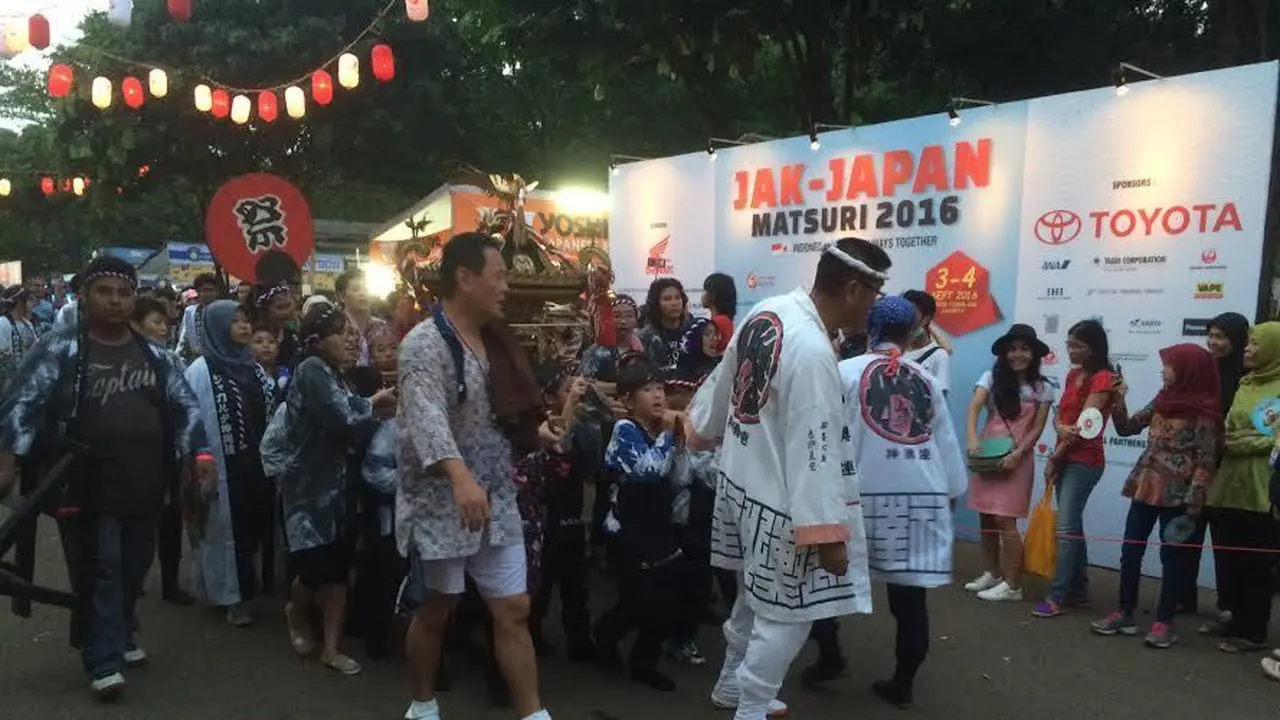 Suasana Jak-Japan Matsuri di Parkir Timur Gelora Bung Karno