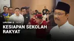 Menteri Sosial, Saifullah Yusuf bersama Sekretaris Kabinet Teddy Indra Wijaya meninjau kesiapan sekolah rakyat di kawasan Pejompongan, Jakarta Pusat. Ini adalah salah satu dari 10 titik tambahan rintisan sekolah rakyat di Jabodetabek.