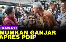 VIDEO: Megawati Umumkan Ganjar Pranowo Capres PDIP, Jokowi Terbang ke Bogor