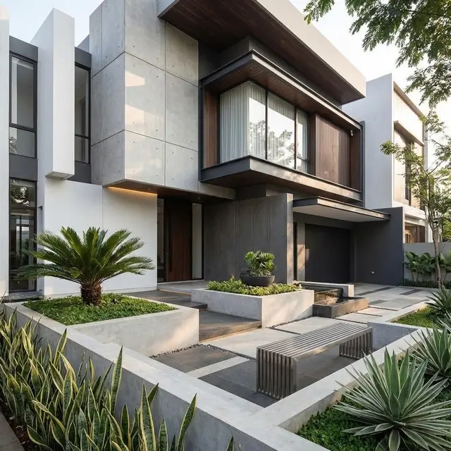 Model Taman Mini Tanpa Pagar