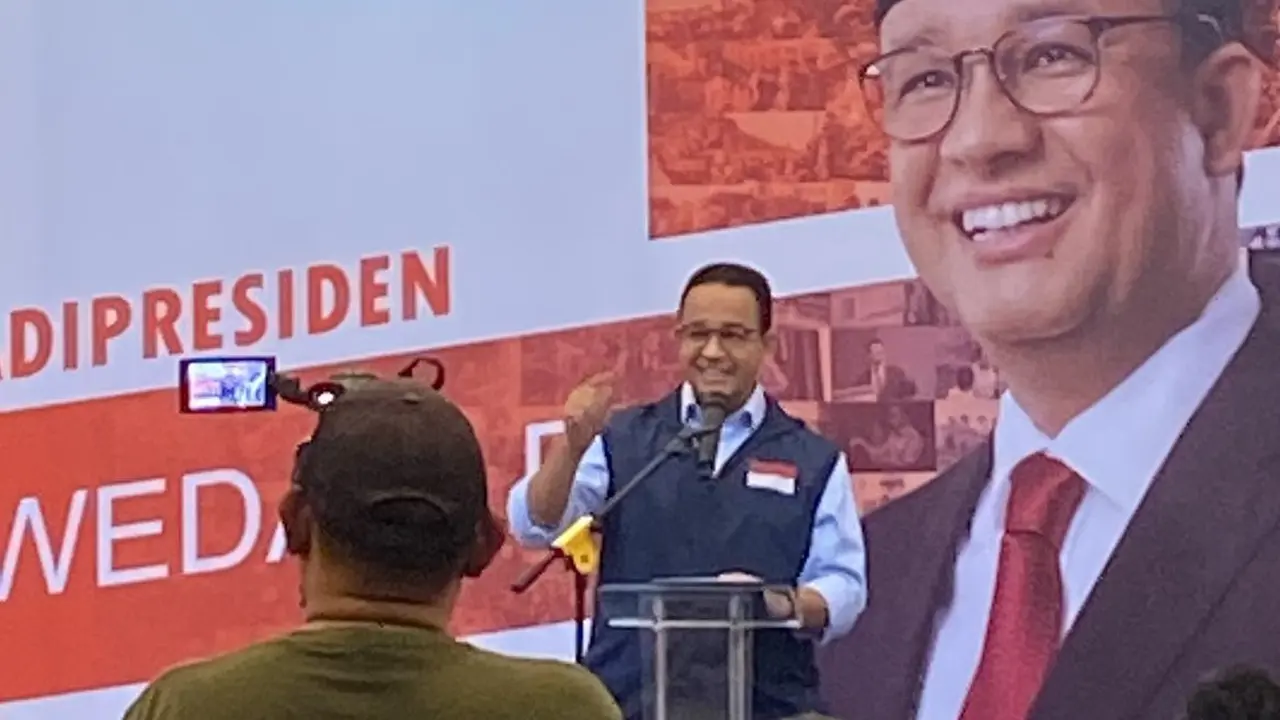 Calon Presiden Anies Baswedan menghadiri acara Ngariung 1.000 Alumni ITB di Bandung. (Istimewa).