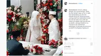 Dian Pelangi dan Sandy Nasution resmi menikah pada Minggu, 17 November 2019. (Screenshot Instagram @dionmuharom/https://www.instagram.com/p/B481hp-l3DU/Putu Elmira)