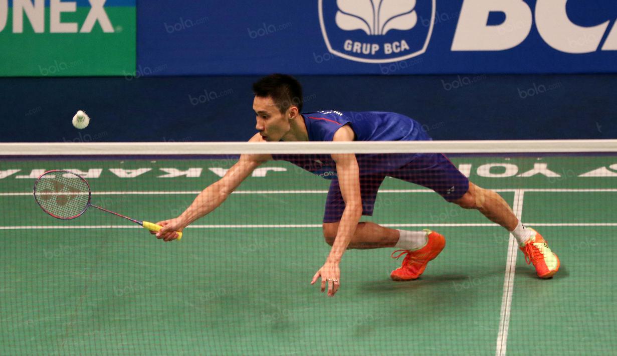 Lee Chong Wei, Pria Kelahiran Bagan Serai, Perak ini telah mengoleksi 64 gelar selama karirnya. (Bola.com/Nicklas Hanoatubun)