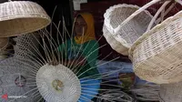 Bisnis Parcel Lesu, Omzet Pembuat Keranjang Turun Separuhnya