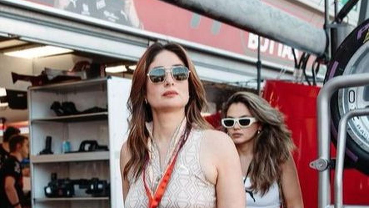 Walaupun berusia 42 tahun, kecantikan Kareena tetap abadi dan terlihat awet muda seperti dulu.