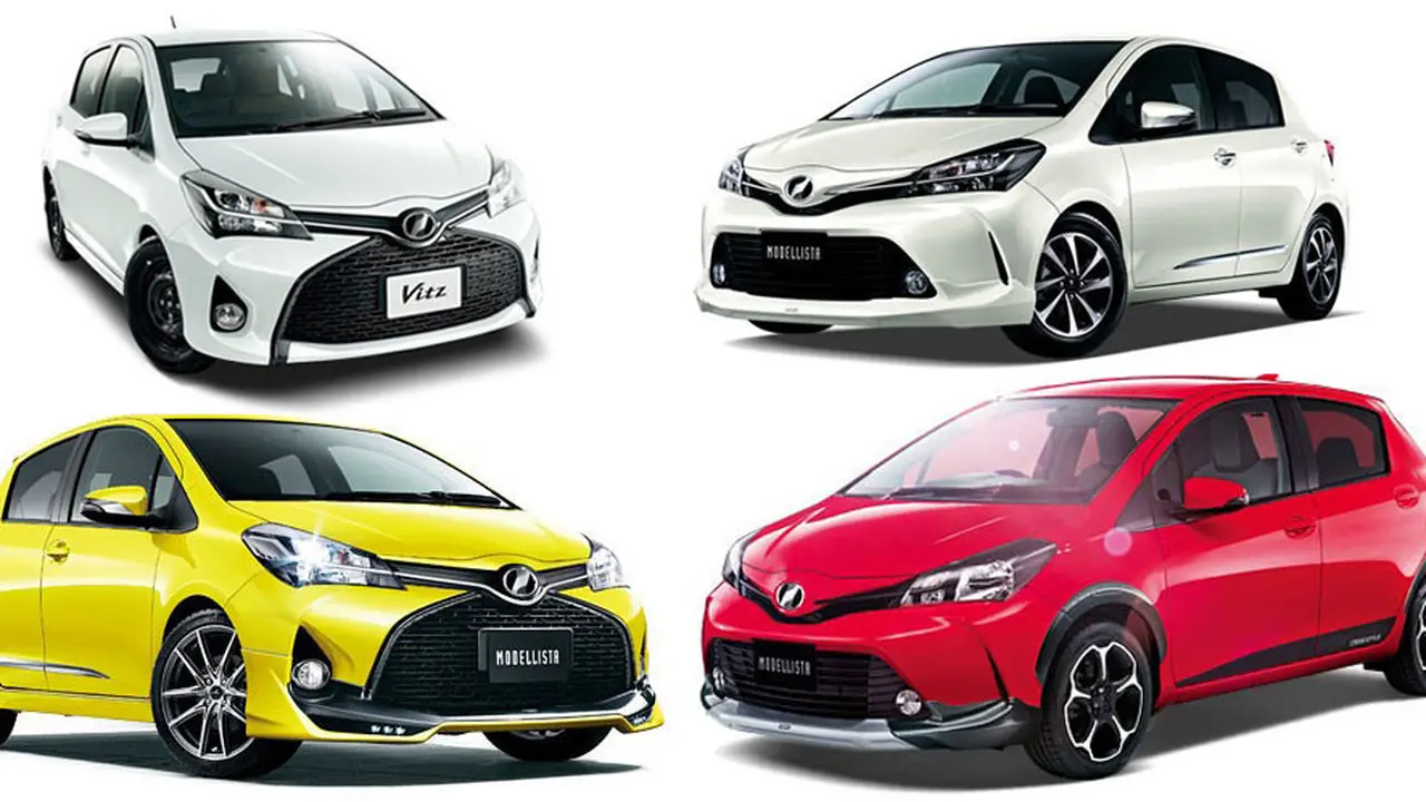 Empat model terbaru Toyota Yaris/Vitz (source by: autoevolution)