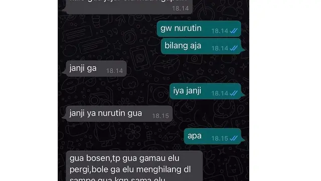 6 Chat Punya Pacar Jujur Ini Malah Bikin Geregetan, Kocak